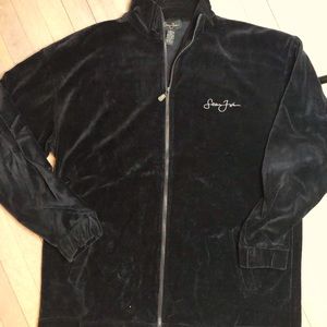 Vintage 90s Sean John velour zip up, XL